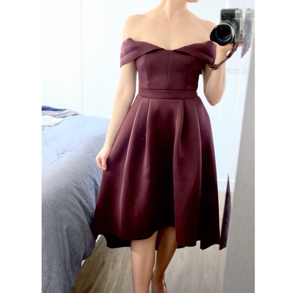 ASOS aubergine formal dress - Picture 7 of 15
